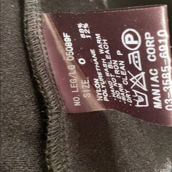 L.G.B Faux Leather Leggings Sz 0/1 - Picture 5 of 8